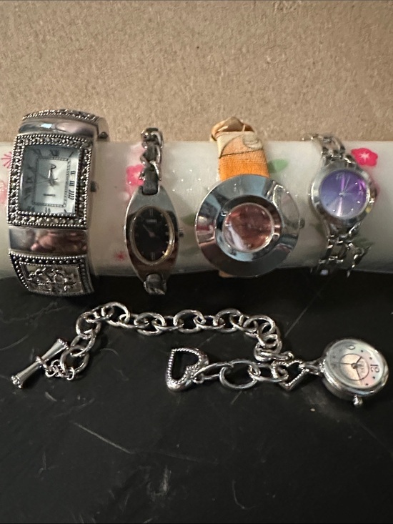 Source Unknown Other - Silver-tone Watch Lot (5 watches)